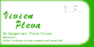 vivien pleva business card